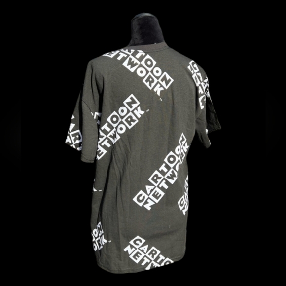 CARTOON NETWORK ALL OVER PRINT AOP Men's Graphic T-SHIRT 2000s Animation, Medium - Picture 2 of 3